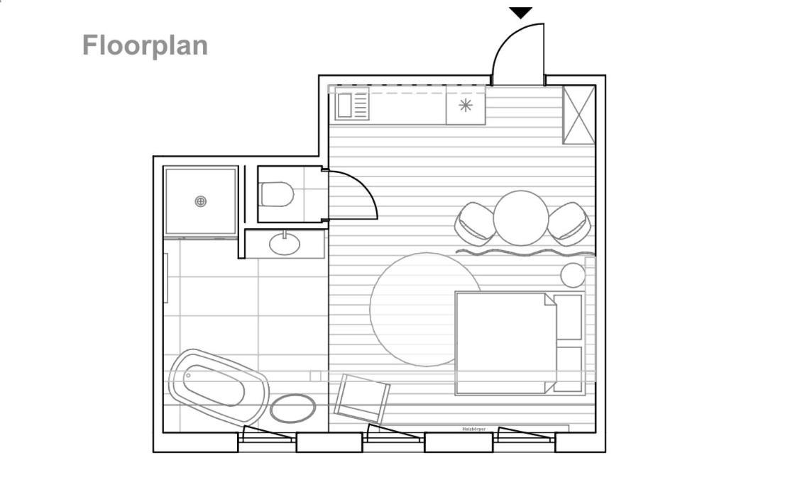 Zentrale 1-zimmer-ferienwohnung Mit Digitalem Check In *
